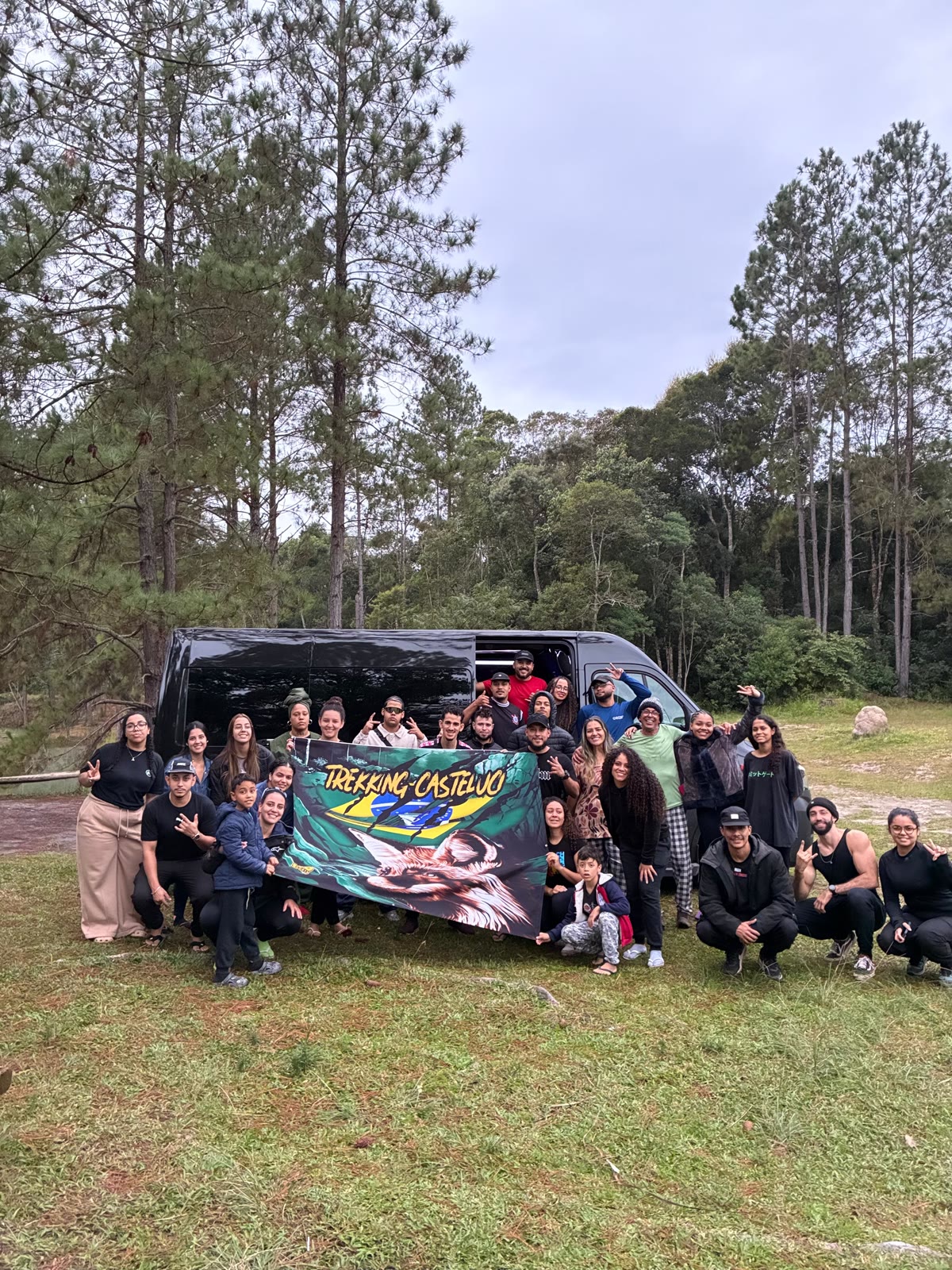 Grupo de trekking em viagem com a JAS Tur